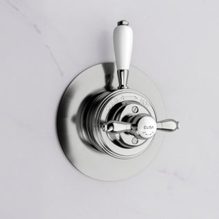 Aqualisa Elisa Valenteena conc thermo shower valve - chrome